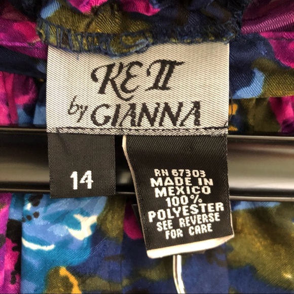 RE II by Gianna Vintage Floral Skirt, S/M - Picture 7 of 9